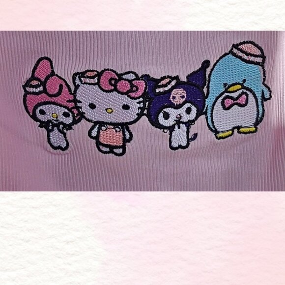 Embroidered Hello Kitty and Friends Tank Top - Picture 2 of 4